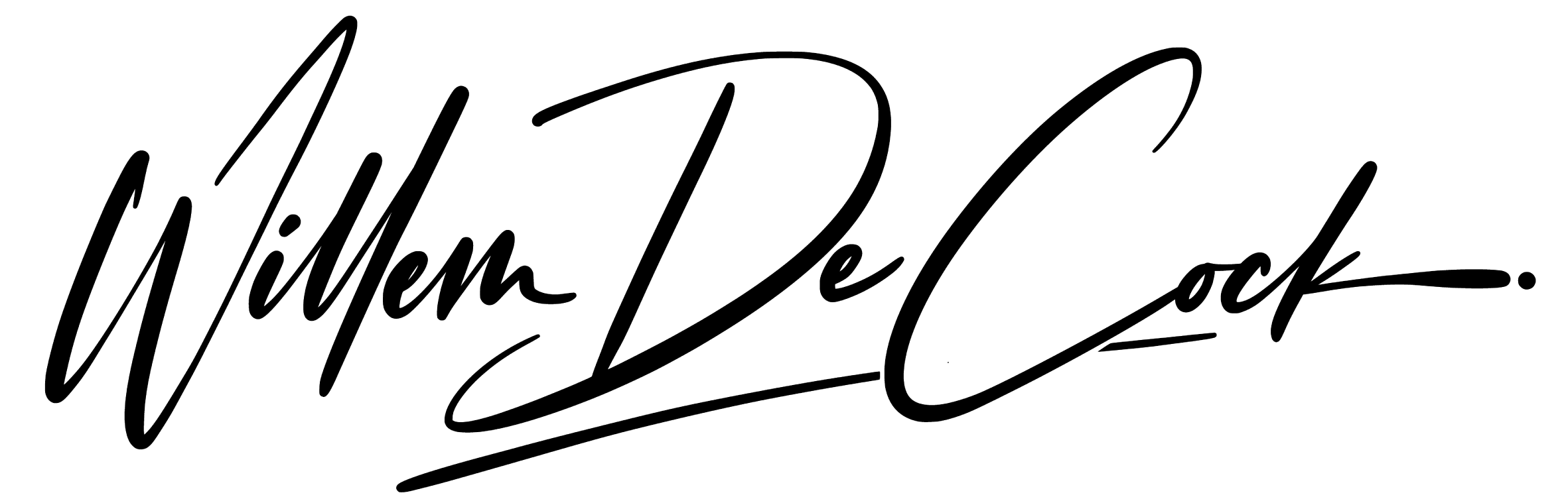 Willem De Cock signature